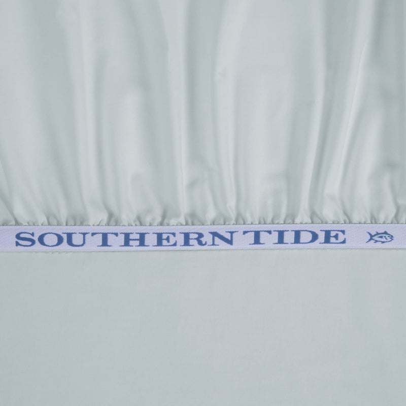 Southern Tide Cotton Twill Sheet Set - 100% Cotton, 300 Thread Count - Soft and Durable Sheets for Cozy, Everyday Luxury - Wrinkle-Resistant, Year-Round Comfort - Full - Blue - Image 4